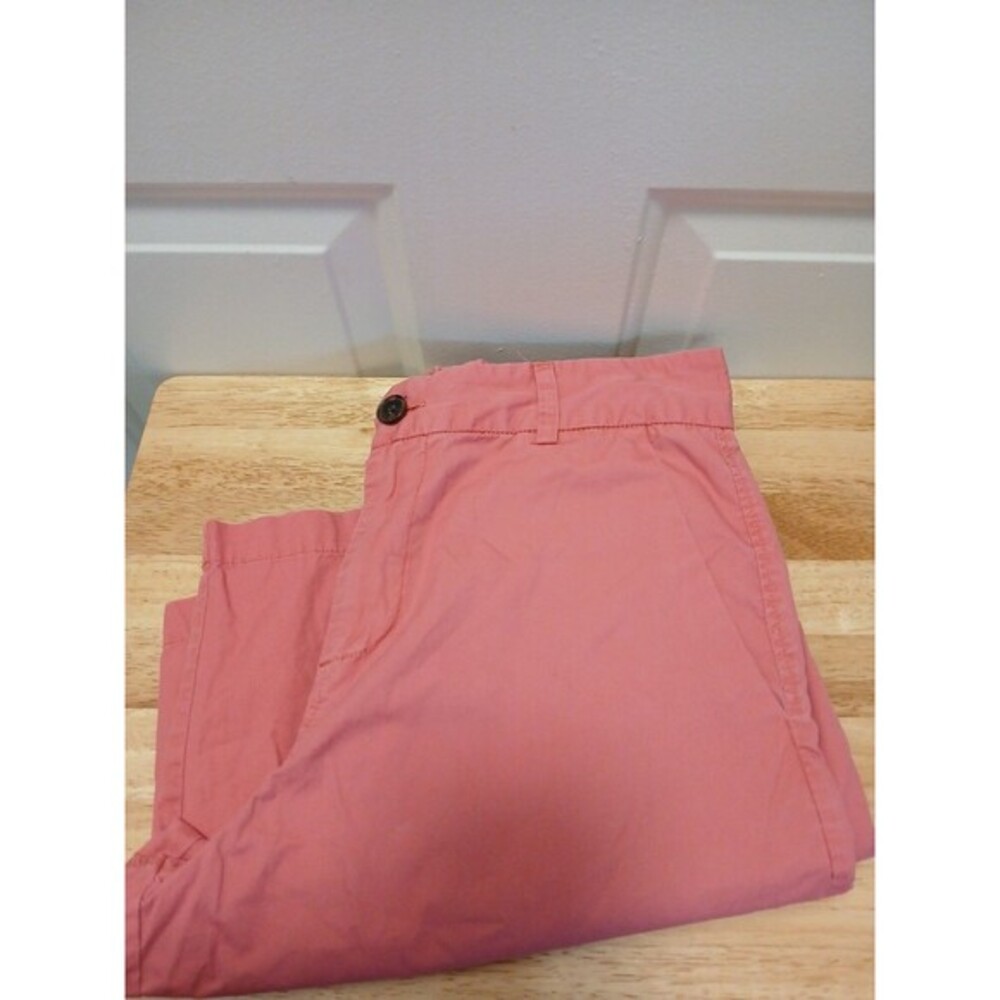 Canterbury New Zealand Flat Front Cotton Chino Salmon Shorts Men’s‎ Size 32 Pink